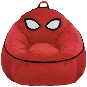 Room Revival Compressed Foam Bean Bag Chair for Kids Red