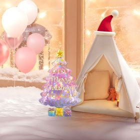 Pink Christmas Tree Balloons Christmas Balloons Christmas Tree Foil Balloons for Christmas-Themed Party Birthday Party Supplies Decorations Party