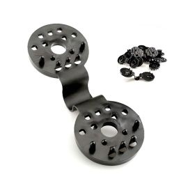 Mesh Cloth Clip Awning Fixed Button dezirZJjx 50Pcs Greenhouse Shading Net Fence Garden Plant Sunshade Mesh Clip Fixing Button - Black