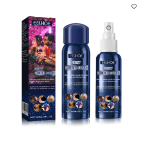 Glitter Spray, Halloween Brightening Makeup Night Club Party Clothing Highlights Skin Brightening Powder (Option: 3Pcs)