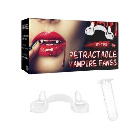 Retractable Vampire Fangs Party Dance Fangs Spoof Teeth Halloween Costume (Option: 3Pcs)