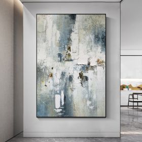 Nordic Abstract Oil Painting Handmade Canvas Decorative Mural Frameless Acrylic Hanging Image For LivingRoom Bedroom Aisle Porch (size: 75X150CM)